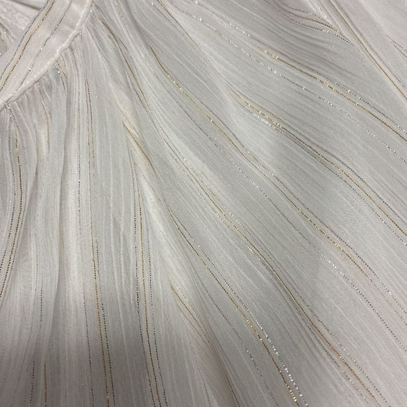 A New Day White and Gold Top NWT - Picture 5 of 7